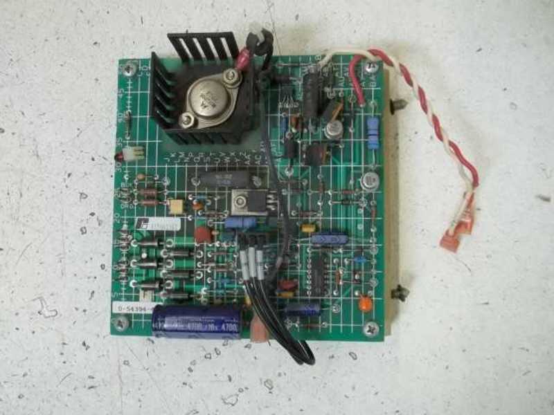 RELIANCE ELECTRIC 0-54394-4 DRIVER CARD  UNMP