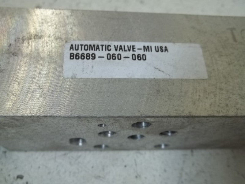 AUTOMATIC VALVE B6689-060-060  UNMP