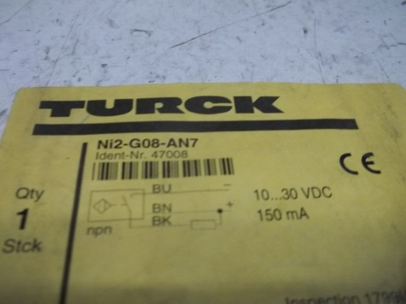 TURCK Ni2-GO8-AN7 SENSOR NSNP