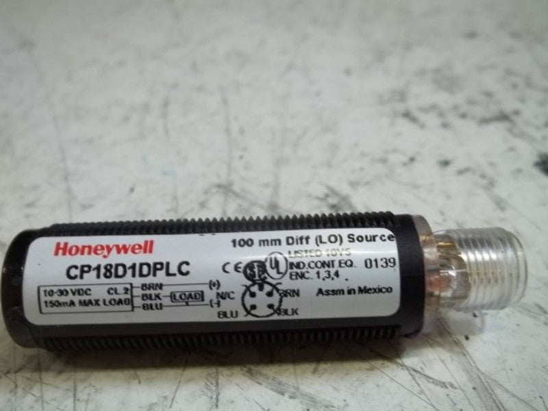 HONEYWELL CP18D1DPLC PHOTOELECTRIC ENERGETIC DIFFUSE CYLINDRICAL  UNMP