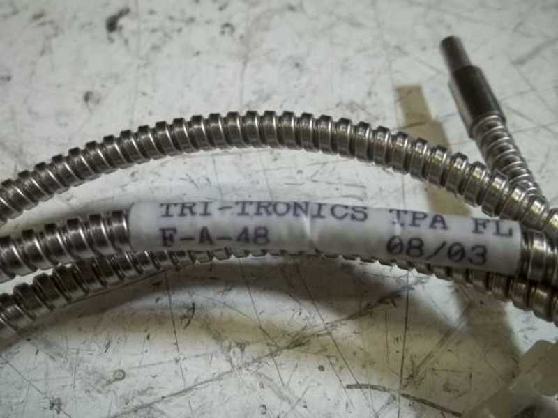 TRI-TRONICS F-A-48 FIBER OPTIC LIGHT GUIDE  NSNP
