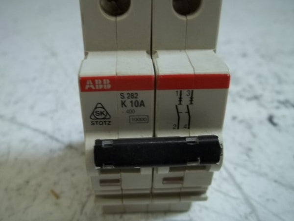 ABB S282-K10 CIRCUIT BREAKER 10A  UNMP