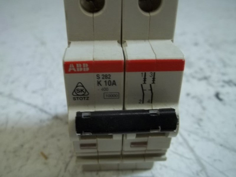 ABB S282-K10 CIRCUIT BREAKER 10A  UNMP
