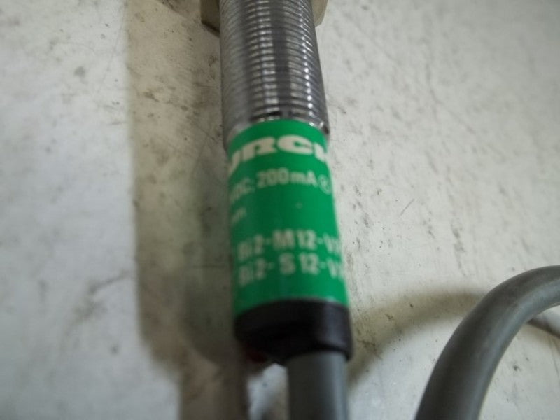 TURCK BI2-M12-VP6X 10-30 VDC PROXIMITY SWITCH  UNMP
