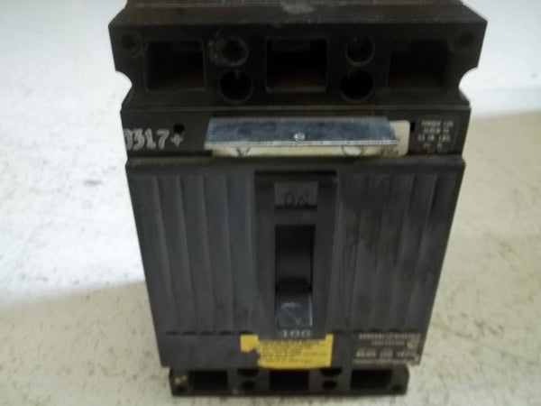 GENERAL ELECTRIC TED134Y100 CIRCUIT BREAKER  UNMP
