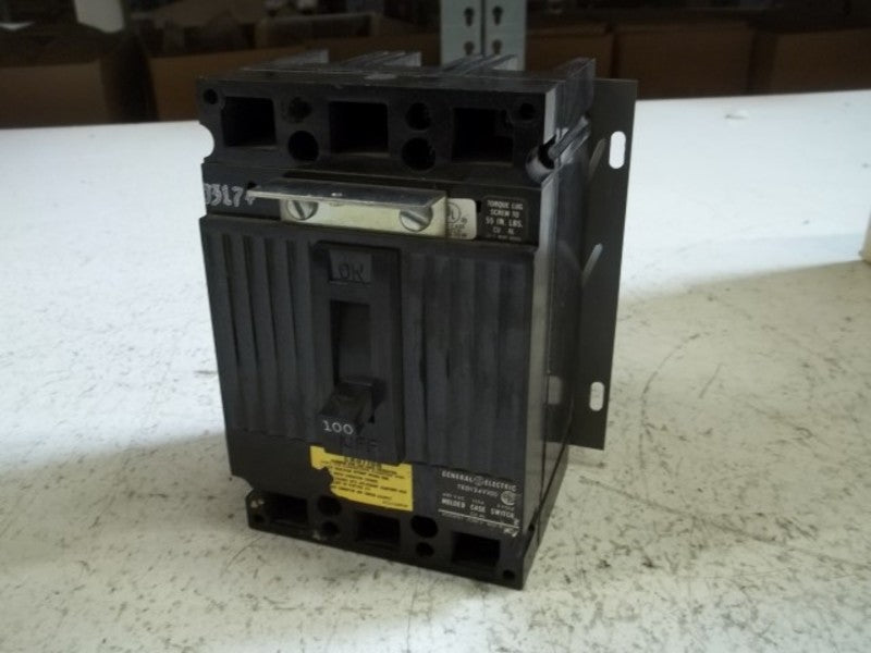 GENERAL ELECTRIC TED134Y100 CIRCUIT BREAKER  UNMP