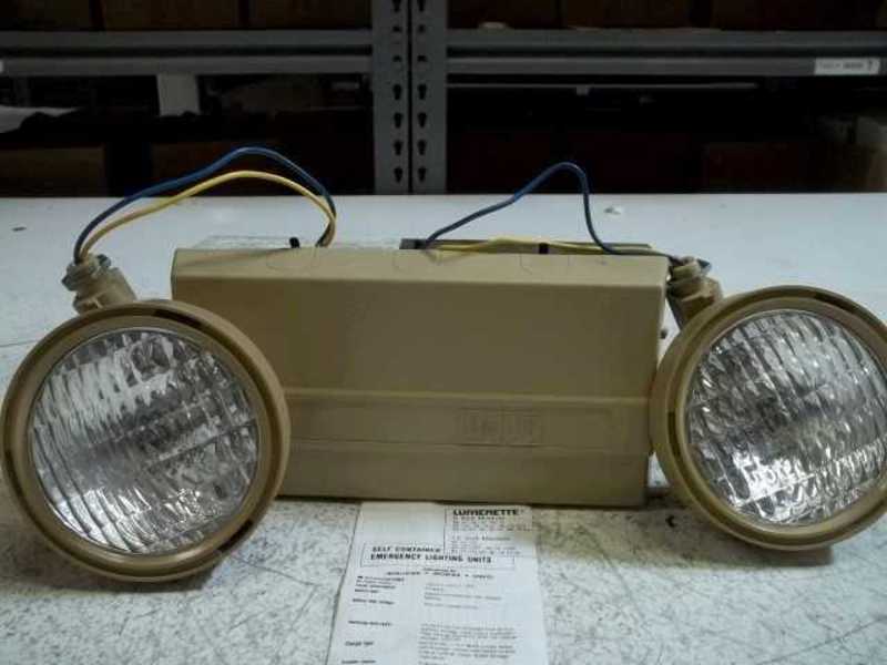 DUAL-LITE ML-2E 6VDC 120/277 VAC EMERGENCY LIGHT 2 HEAD  NSMP