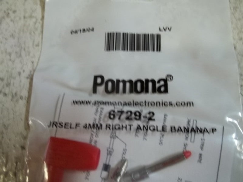 POMONA ELECTRONICS 6729-2 BANANA PLUG  NSMP