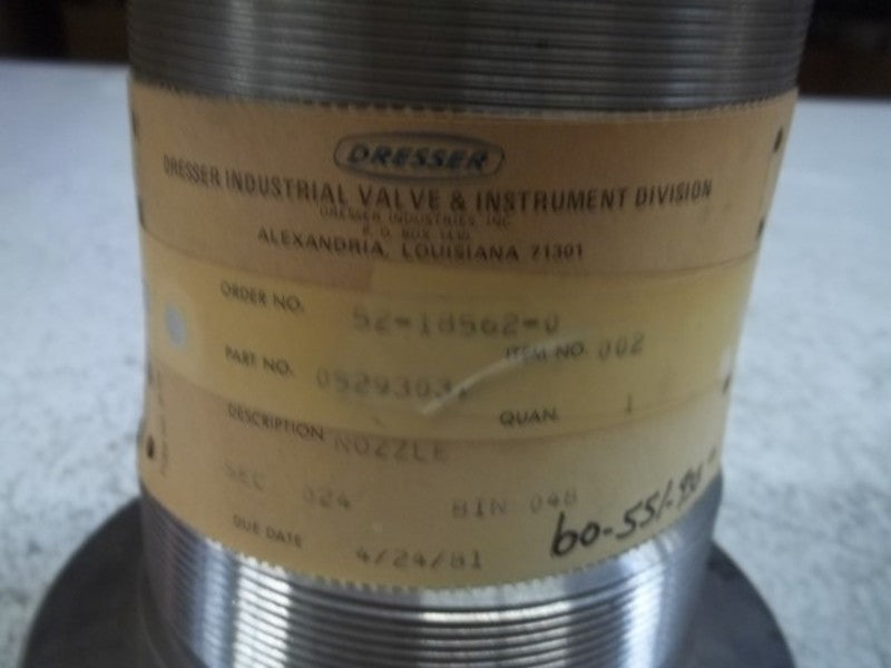 DRESSER 0529303 NOZZLE VALVE  UNMP