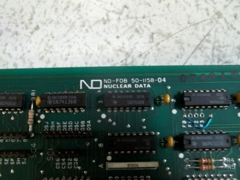 NUCLEAR DATA 50-1158-04 CIRCUIT BOARD  UNMP