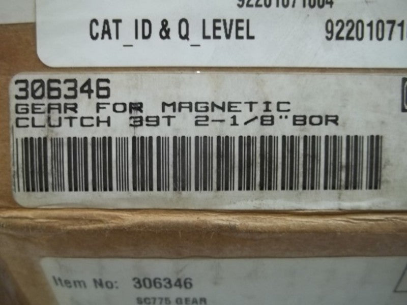 EATON CORPORATION 306346 GEAR FOR MAGNETIC CLUTCH  NSMP