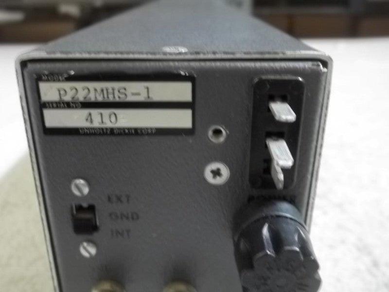 UNHOLTZ-DICK P22MHS-1 SIGNAL CONDITIONING AMPLIFIER  UNMP