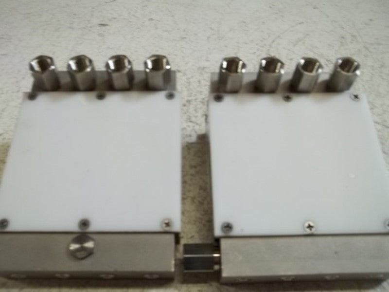 LOT OF 2 BROOKS CD-81-FI-2 TURBINE FLOW METER UNMP