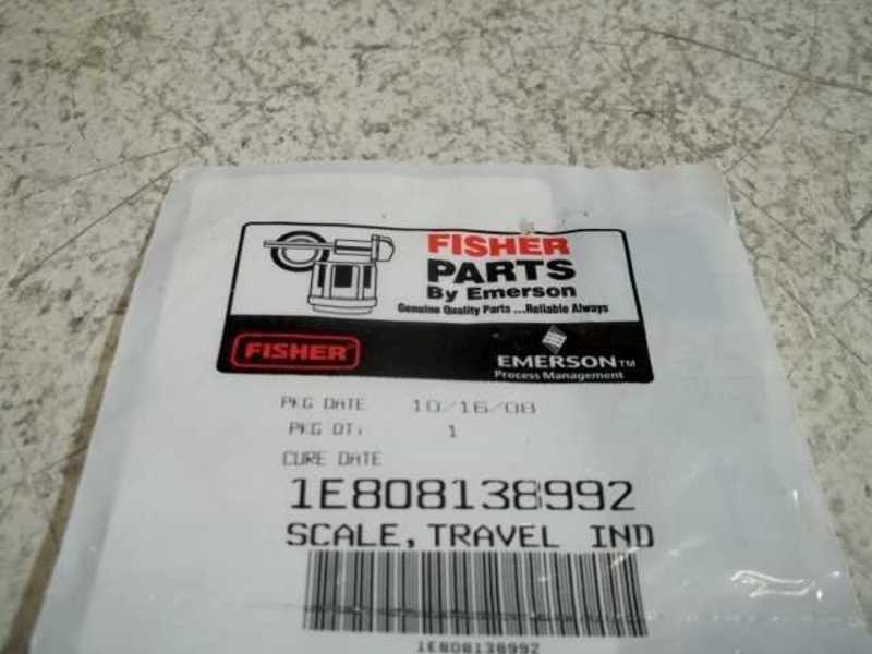 FISHER 1E808138992 PLATE SCALE  NSNP FACTORY BAG