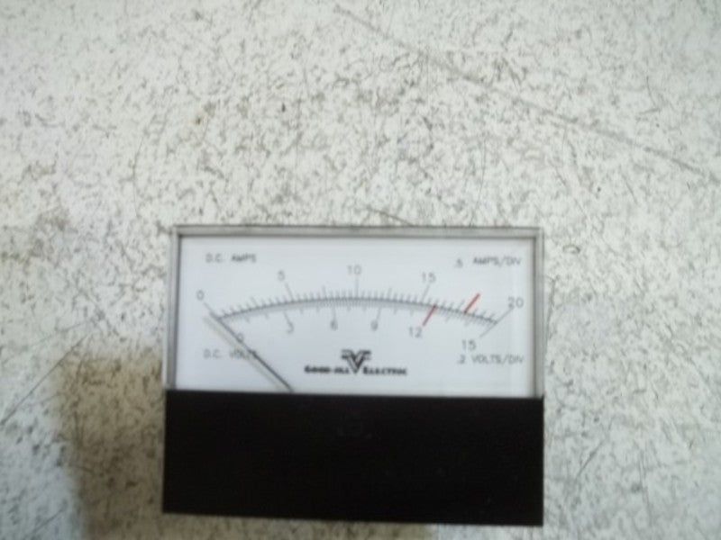 HOYT 647 AMPMETER 1-20 AMPS 15V  NSMP