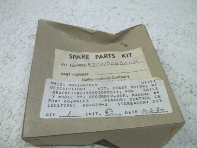 BAILY 4777B02G0011 KIT FOR RECORDER  NSMP