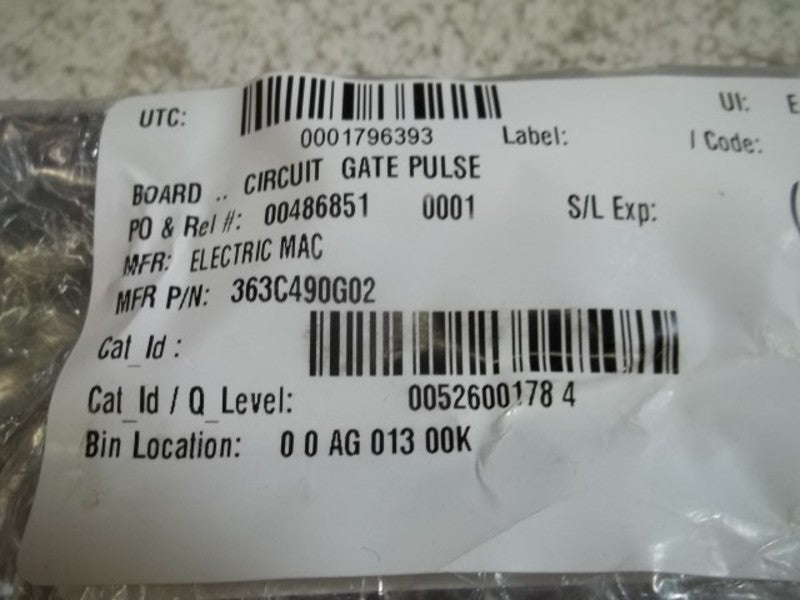GATE PULSE 363C490G02 CIRCUIT BOARD  UNMP