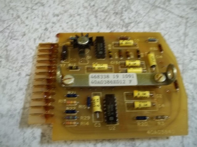 FISHER 40A0386X012 INPUT CIRCUIT MODULE  UNMP
