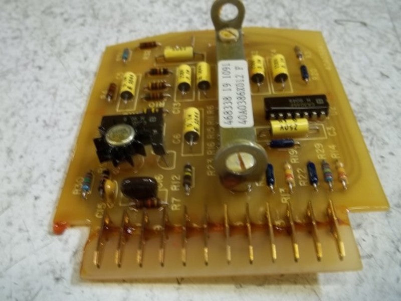 FISHER 40A0386X012 INPUT CIRCUIT MODULE  UNMP