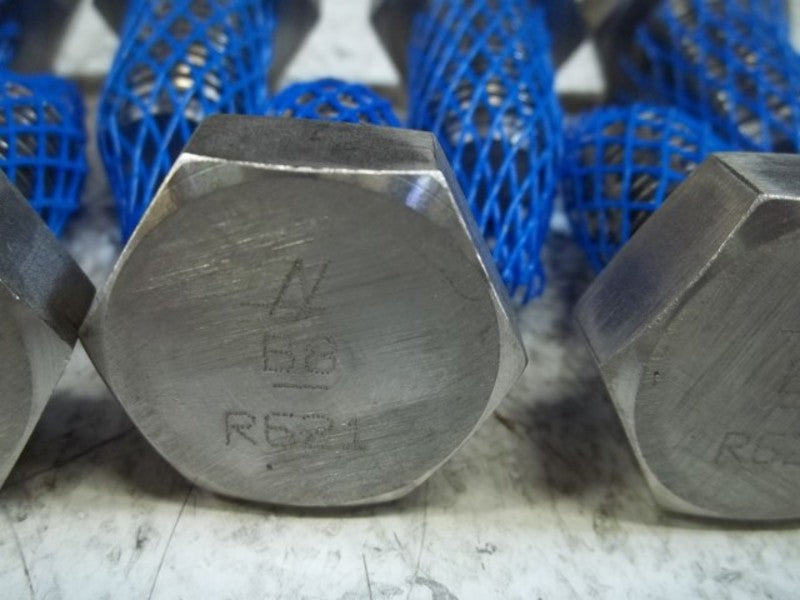 LOT OF 8 N-B8-R621 BOLT HEAVY HEX HEAD NSNP