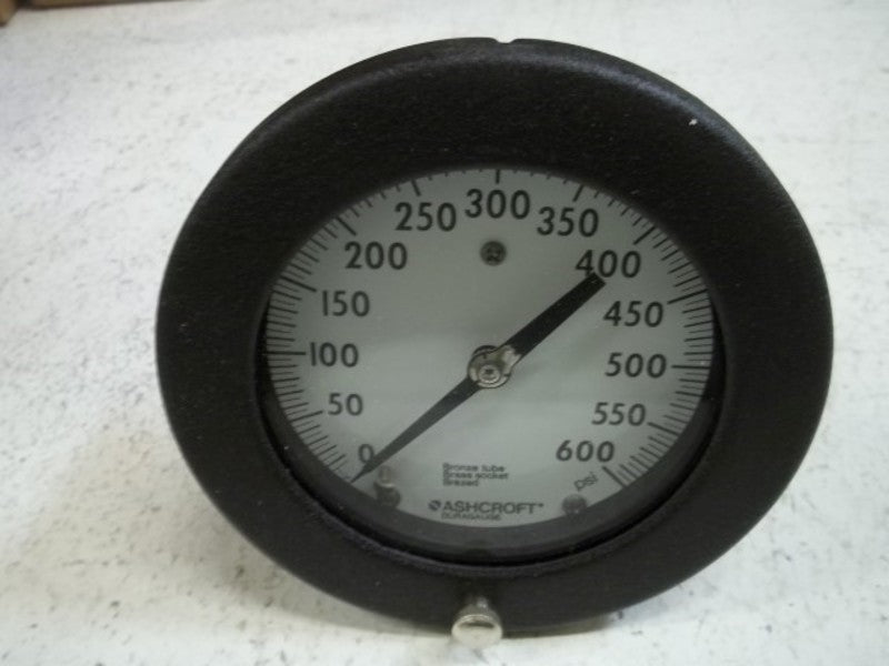 ASHCROFT 451377AS02B-600# DURAGAUGE 0-600 PSI  NSMP
