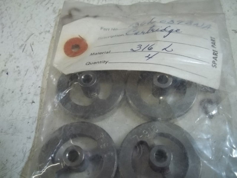 LOT OF 4 BROOKS 316L GUIDE CARTRIDGE NSMP