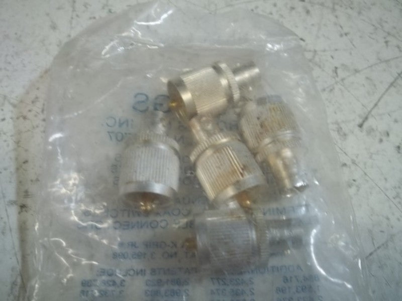 LOT OF 5 KINGS UG273/U COAXIAL CONNECTORS NSMP