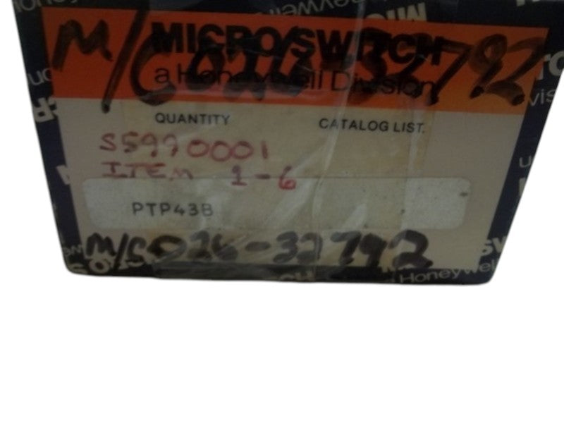 MICRO SWITCH PTP43B PUSHBUTTON KIT  NSMP