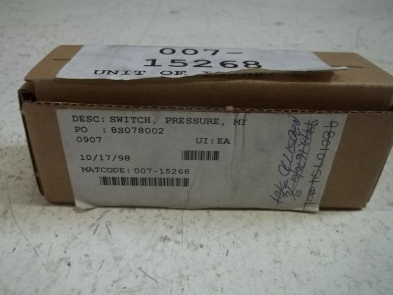 CCS 608GC2 PRESSURE SWITCH  NSMP