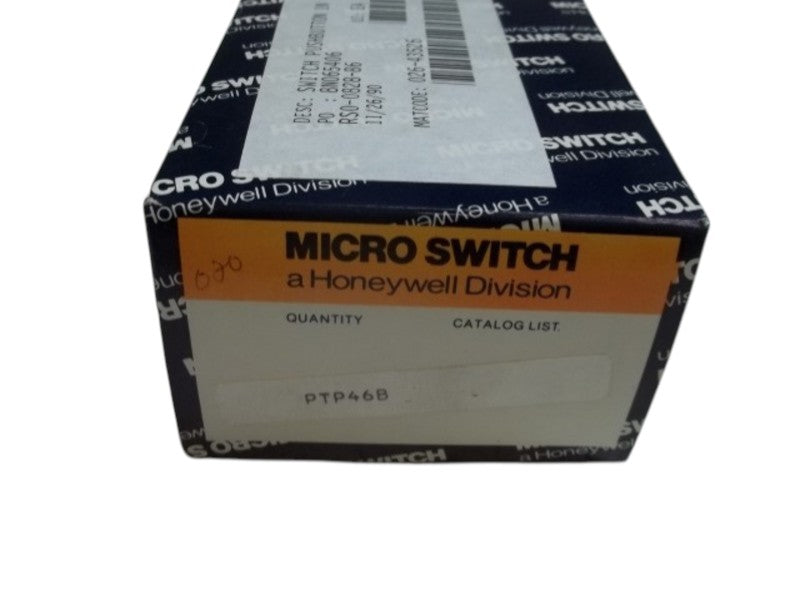 MICRO SWITCH PTP46B PUSHBUTTON  NSMP