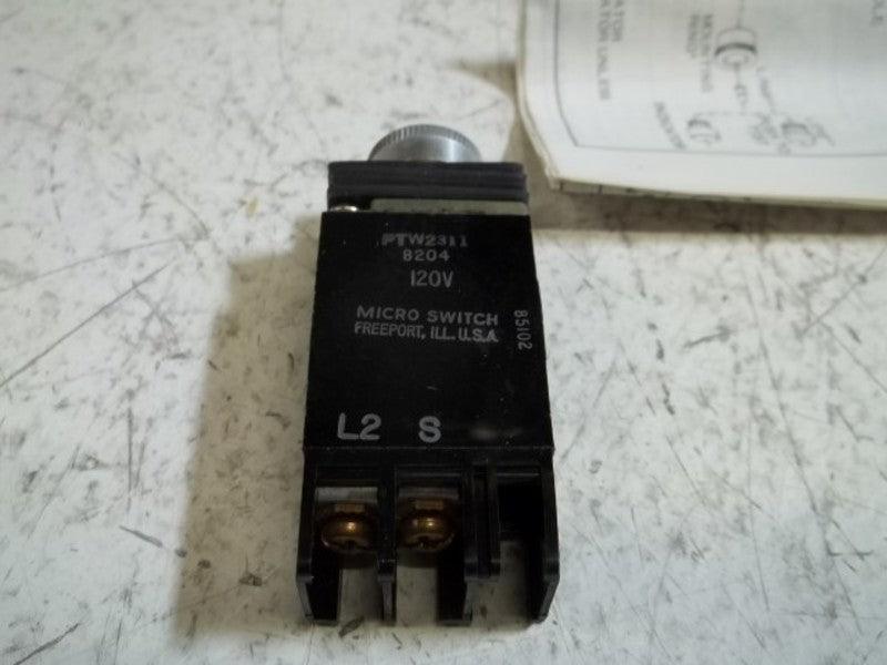 MICRO SWITCH PTW2316 PILOT LIGHT  NSMP