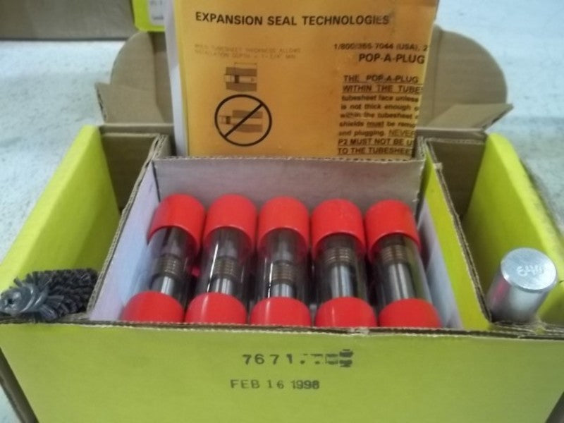 LOT OF 10 CURTISS WRIGHT P2-640-N POP-A-PLUG II KIT NSMP