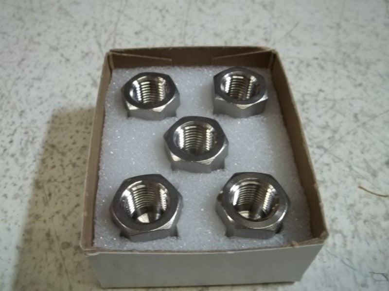 LOT OF 5 CAJON SS-4-CP PIPE CAP 1/4" NSMP