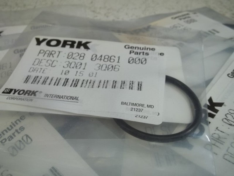 LOT OF 9 YORK 028-04861-000 O-RING SEAL  NSMP