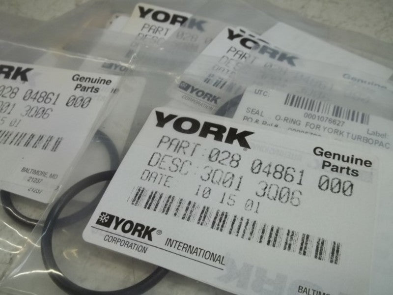 LOT OF 9 YORK 028-04861-000 O-RING SEAL  NSMP