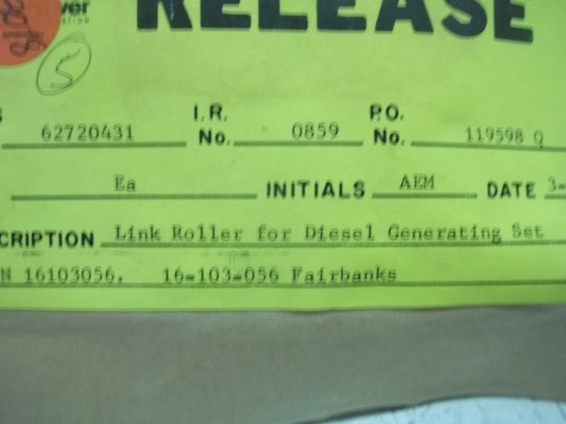 LOT OF 5 FAIRBANKS 16103056 LINK ROLLER NSNP