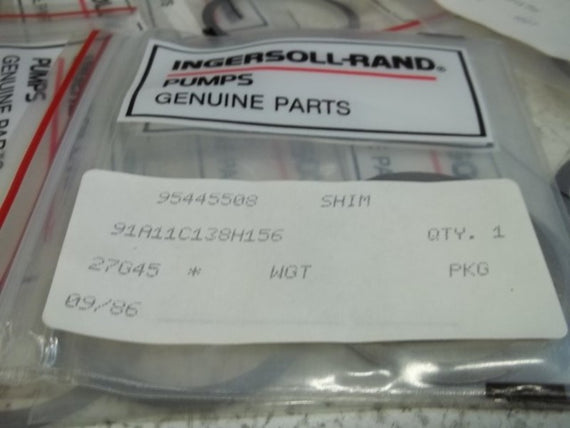 LOT OF 10 INGERSOLL RAND 91A11C138H156 SHIM NSMP