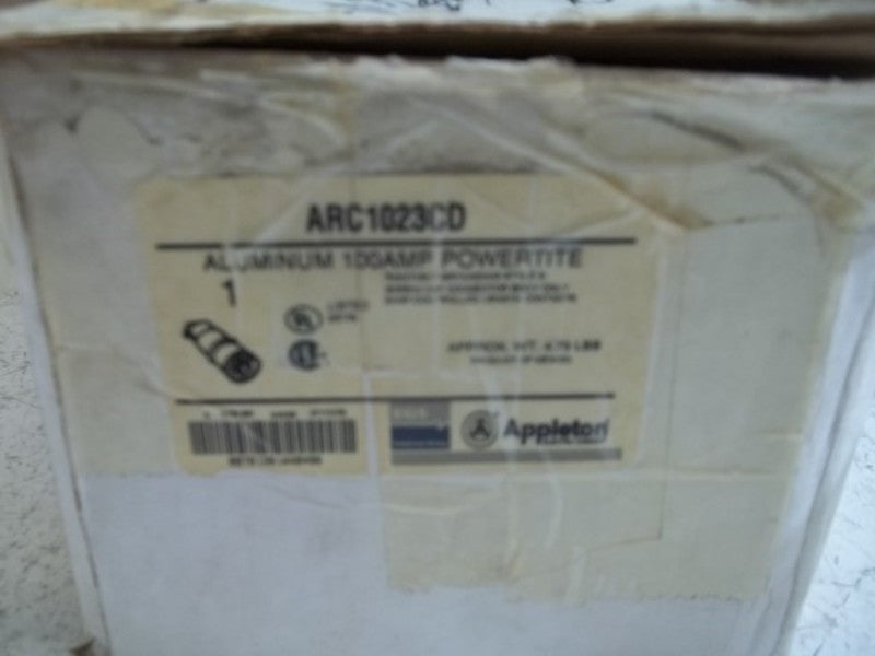 APPLETON ARC1023CD ALUMINUM 100AMP POWERTITE CONNECTOR  NSMP