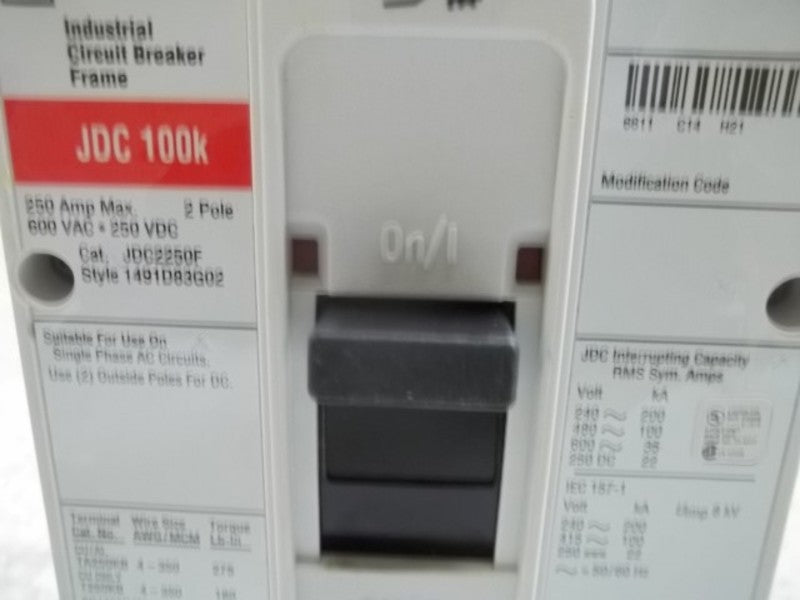 CUTLER HAMMER JDC2225 600VAC 2256A  NSMP