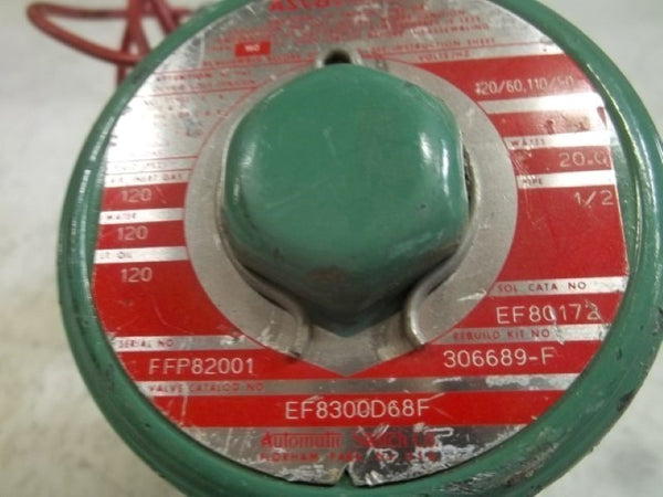 ASCO EF8300D68F VALVE 120/60 110/50  UNMP