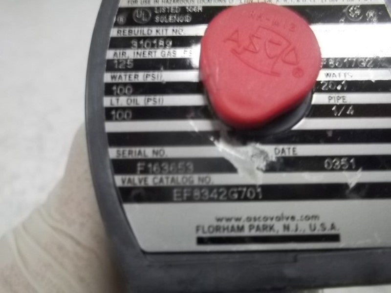ASCO EF8342G701 VALVE 120/60  UNMP