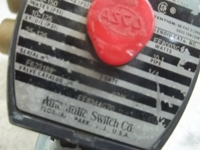 ASCO EF8344G70 VALVE 120/60 110/50  UNMP