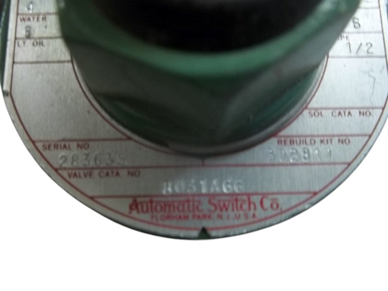 ASCO 8031A66 SOLENOID VALVE 120/60 110/50  UNMP