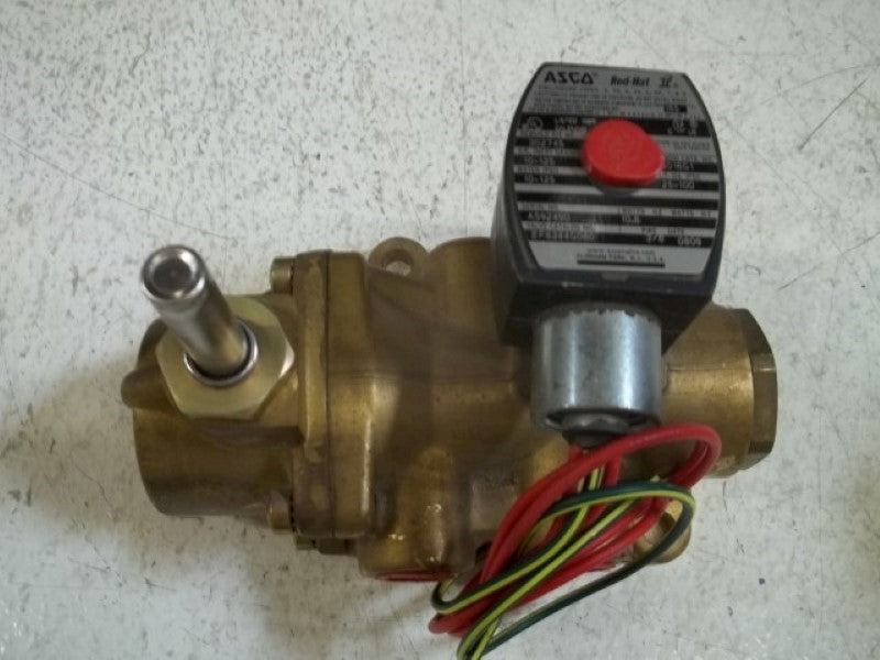 ASCO EF8344G080 SOLENOID VALVE 24/DC MISSING ONE COIL  UNMP