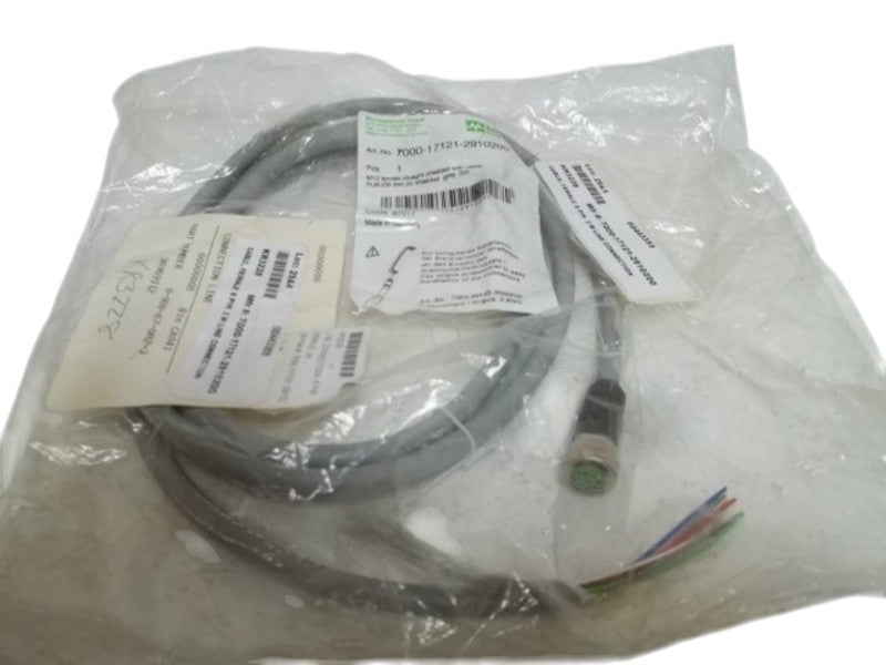 MURR ELEKTRONIK 7000-17121-2910200 FEMALE 8 PIN CABLE  NSNP