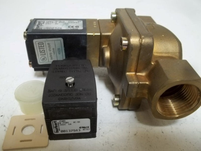 BURKERT USO2326 SHUT OFF VALVE 24V  UNMP