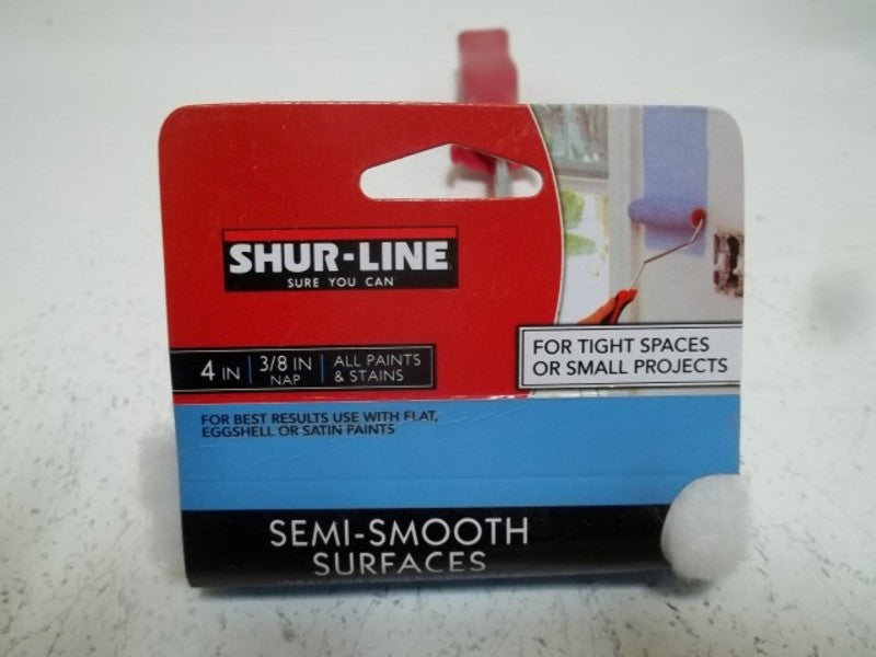 SHUR-LINE CTRLR 4" PAINT ROLLER 3/8 INCH  NSMP