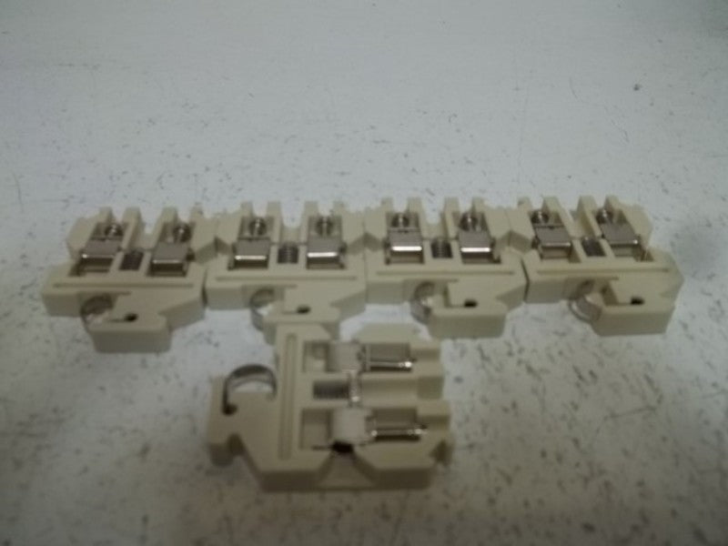 LOT OF 5 WEIDMULLER 454-615 TERMINAL BLOCK CONNECTOR NSMP