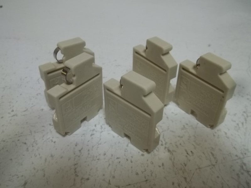 LOT OF 5 WEIDMULLER 454-615 TERMINAL BLOCK CONNECTOR NSMP