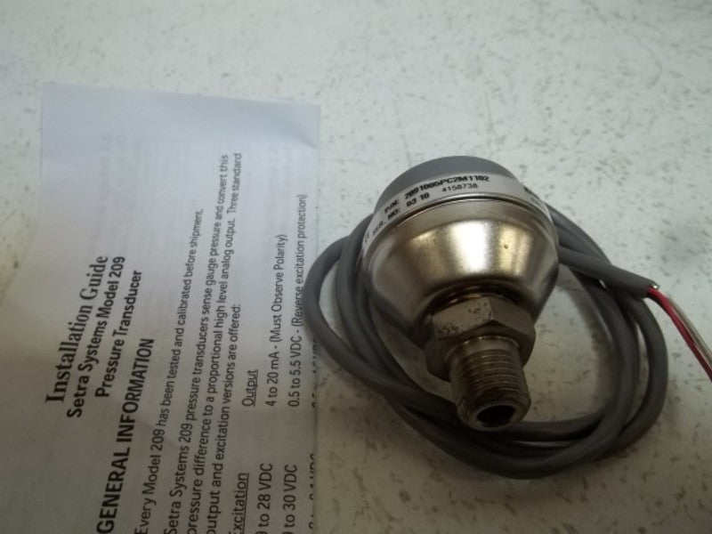 SETRA 2091005PC2M1102 TRANSDUCER 24 VDC  NSMP